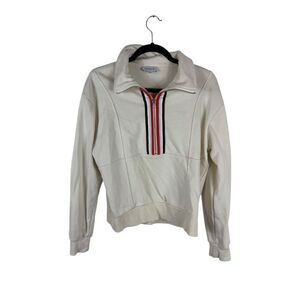 Evereve cream half-zip- size m